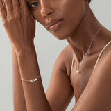 Bezel Floating Bracelet