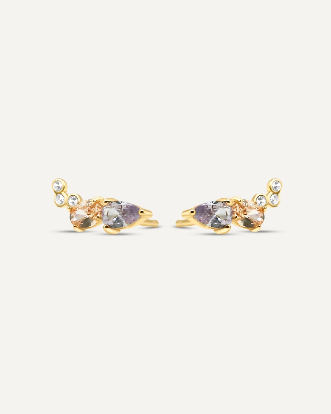 Rita Pink Crawler Studs