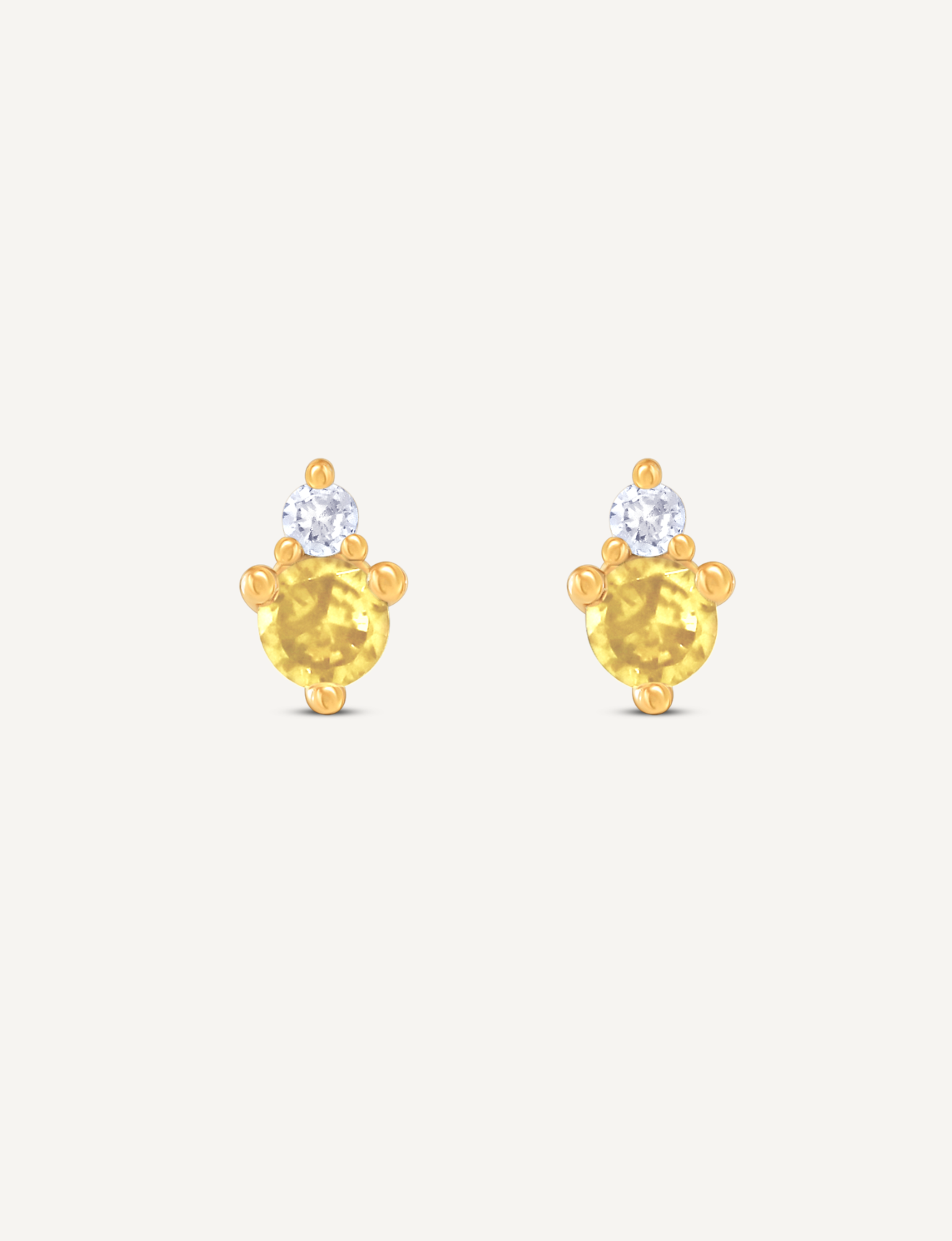 Aurora November Topaz Studs