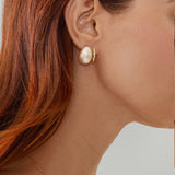 Pavé Huggie Hoops
