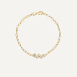 Bezel Floating Bracelet