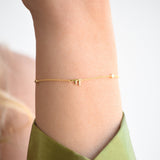 Adaline Initial Bracelet - Silver