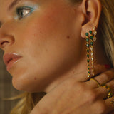 Natalie Emerald Drop Earrings