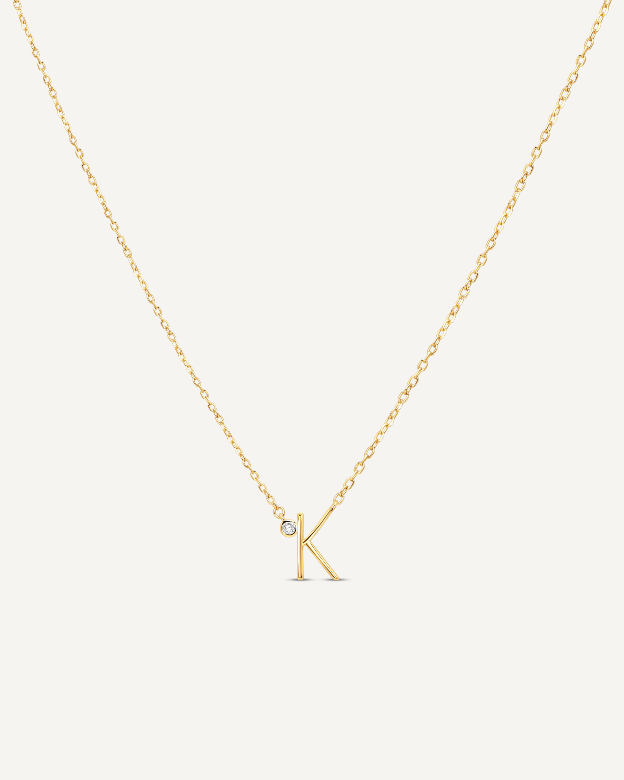 Identity Initial Necklace