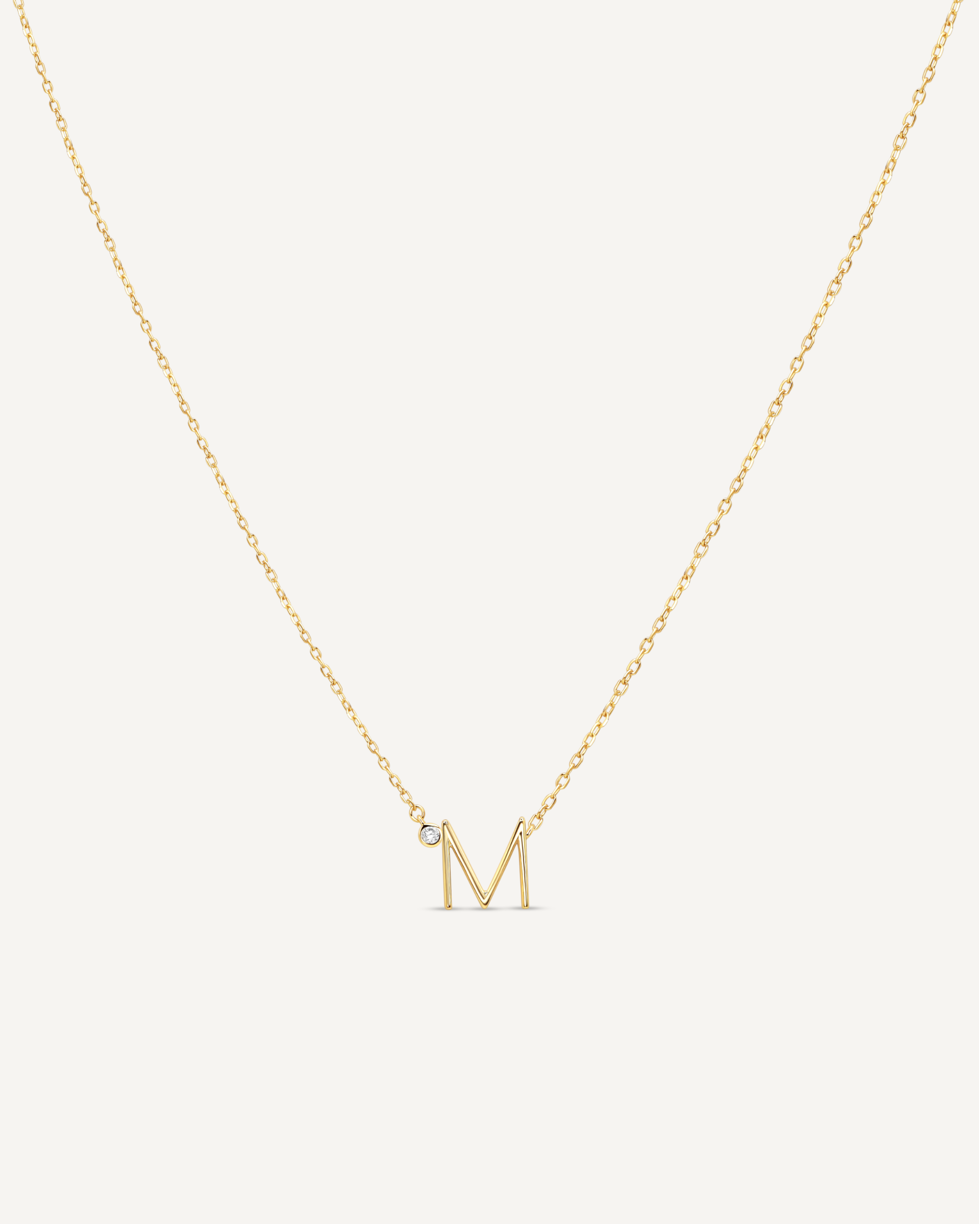 Identity Initial Necklace