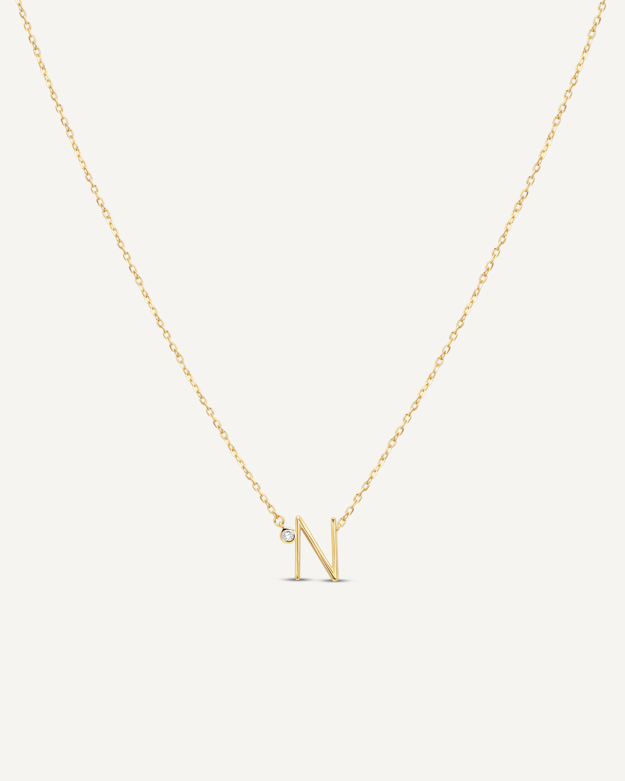 Identity Initial Necklace