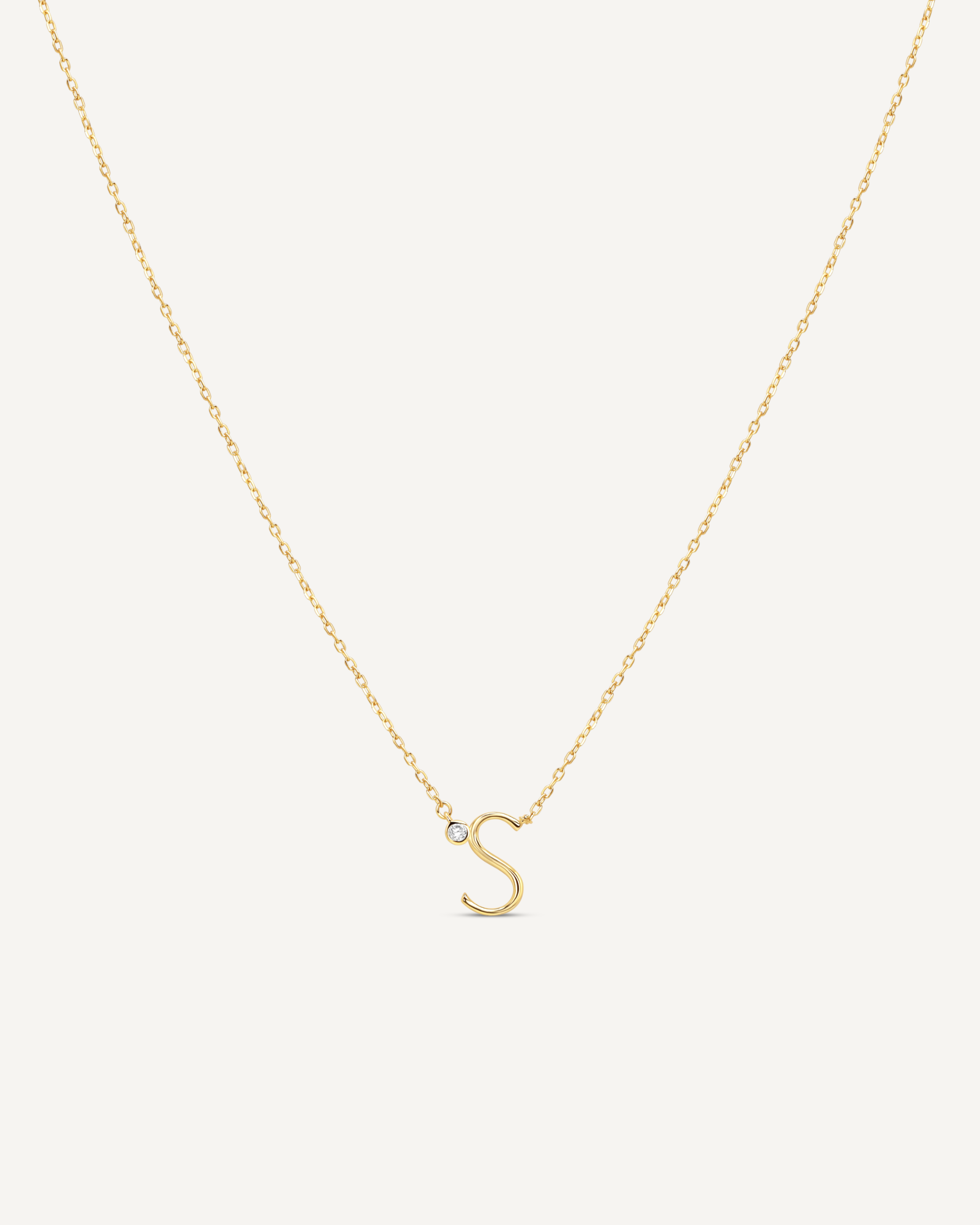 Identity Initial Necklace