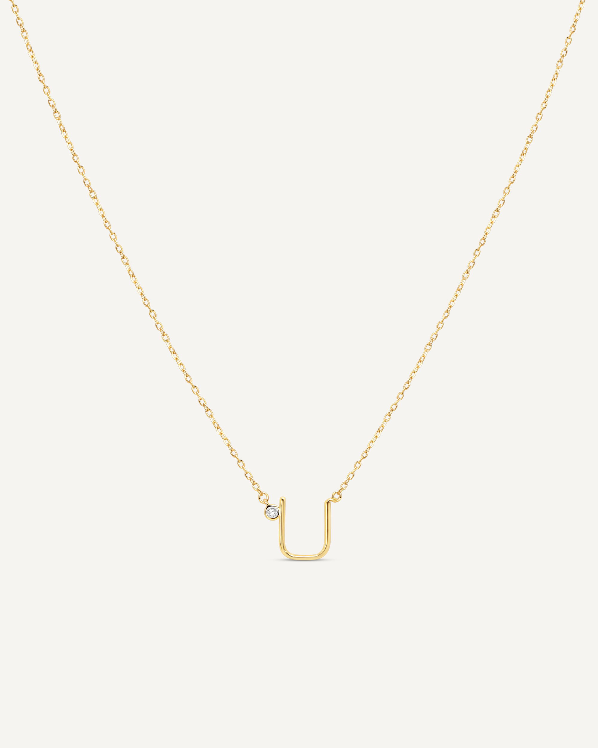 Identity Initial Necklace