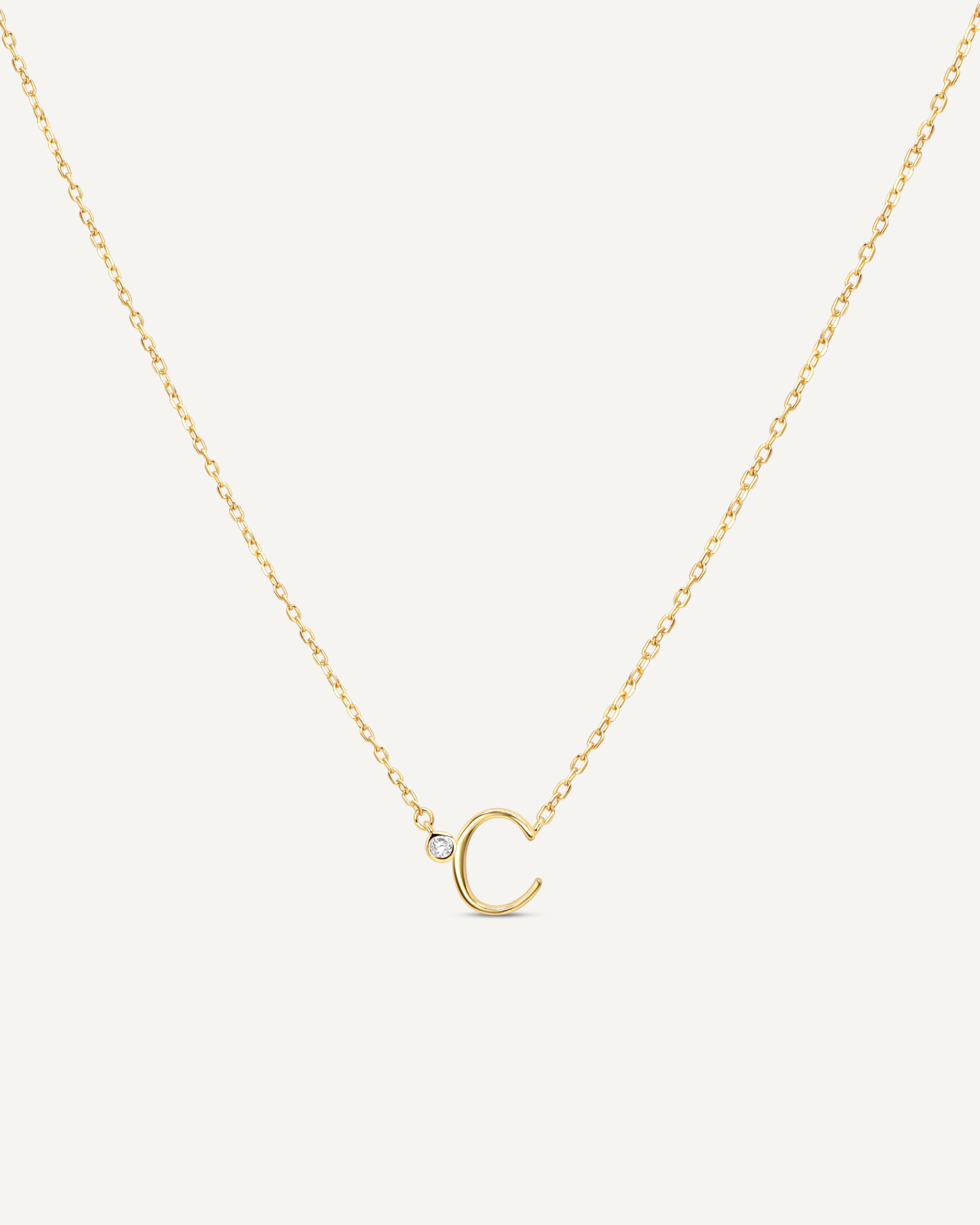 Identity Initial Necklace