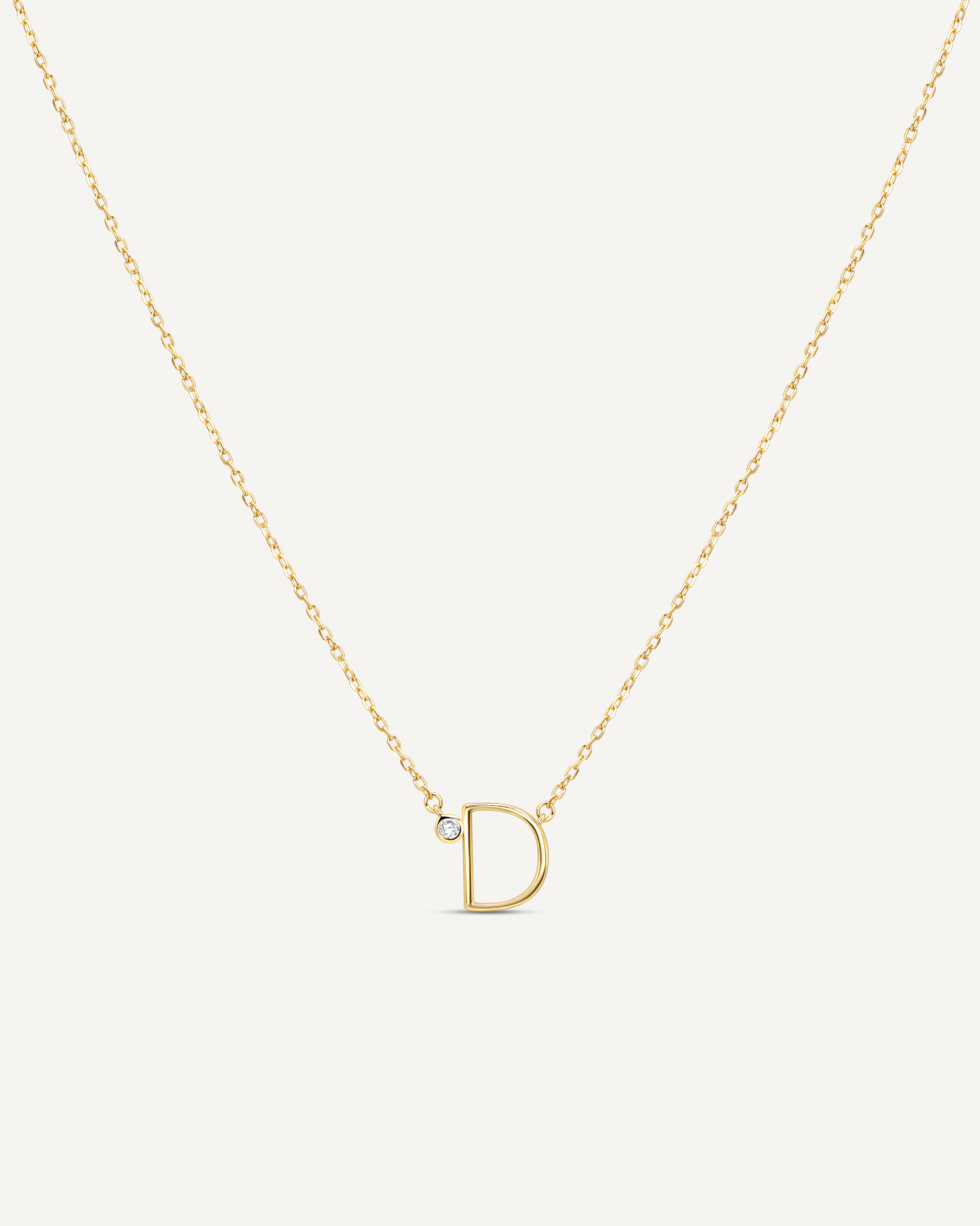 Identity Initial Necklace