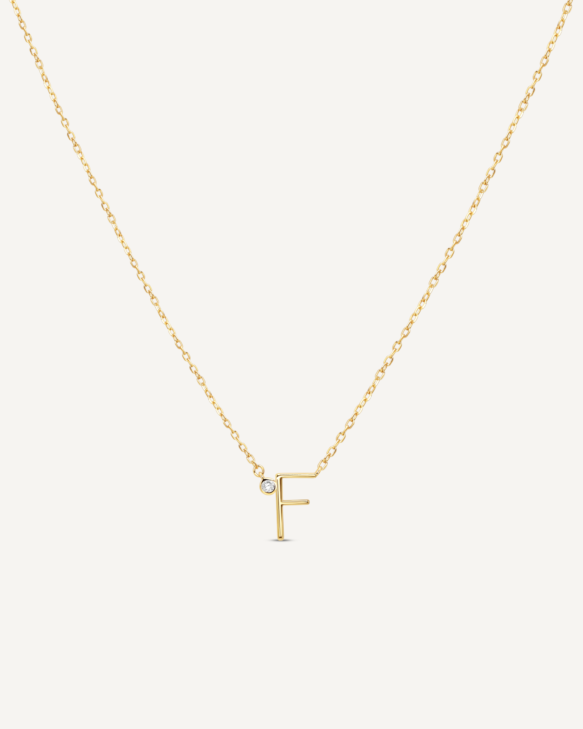 Identity Initial Necklace