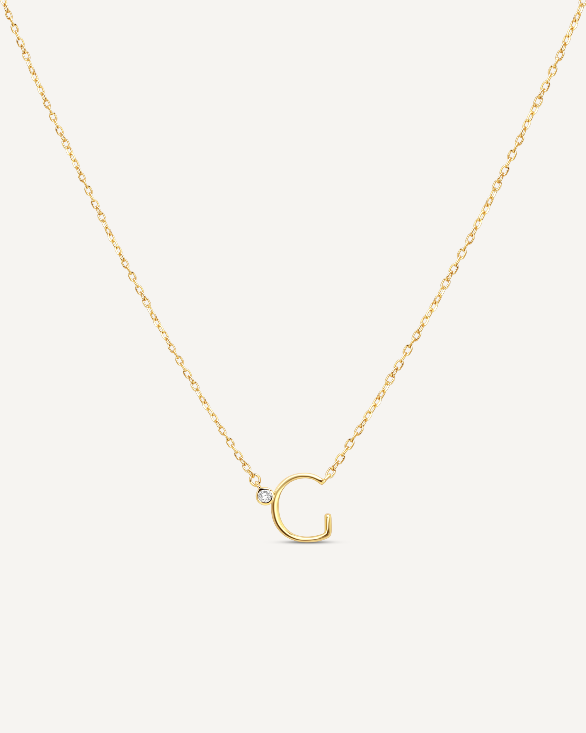 Identity Initial Necklace