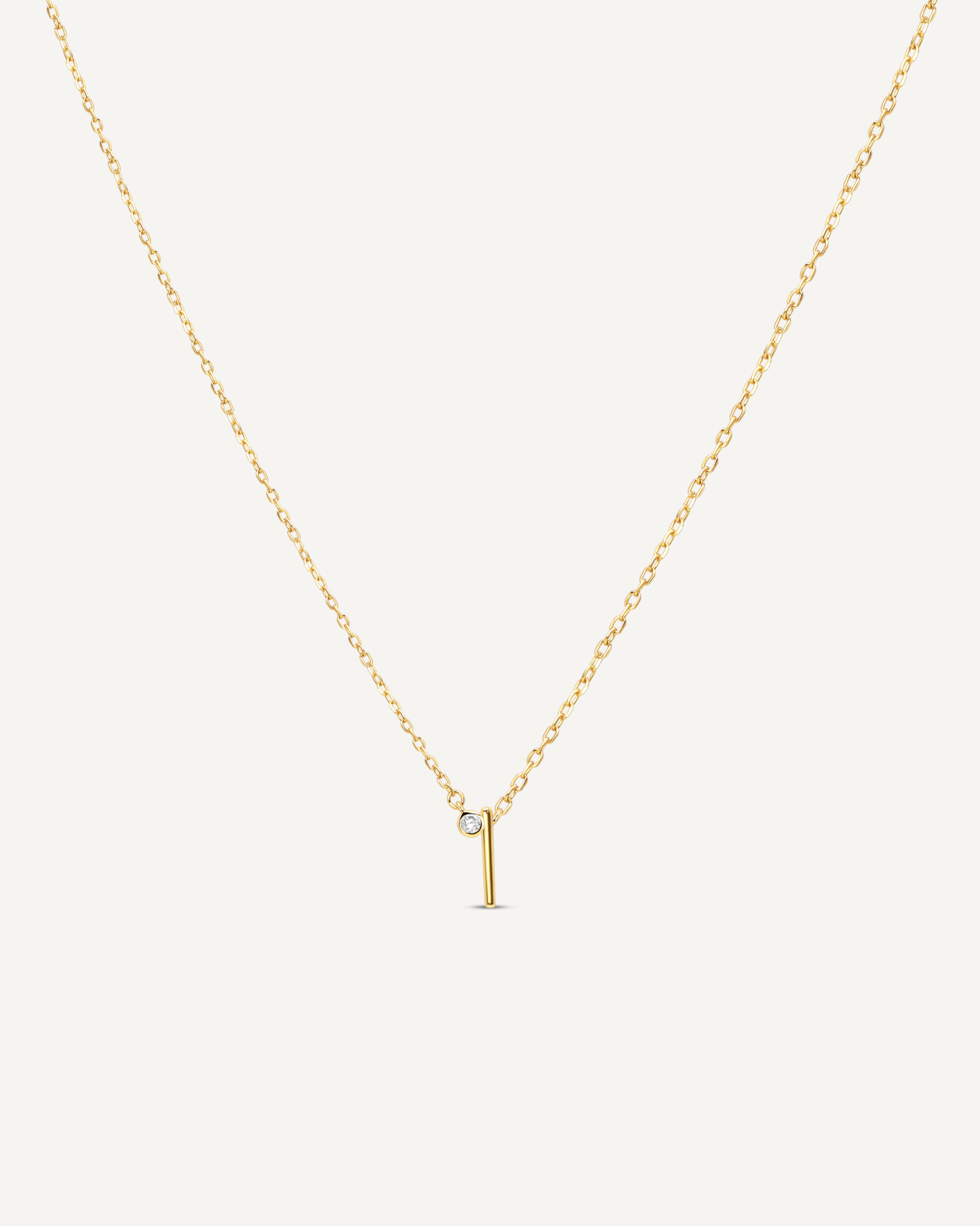 Identity Initial Necklace