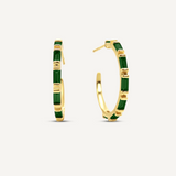 Essie Emerald Hoops