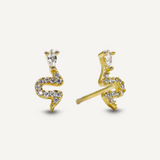 Nagini Crystal Studs