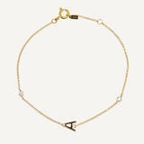 Adaline Initial Bracelet - Gold