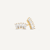 Cassie Four Stone Studs in Cubic Zirconia