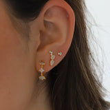 Rita Moonstone Crawler Earrings