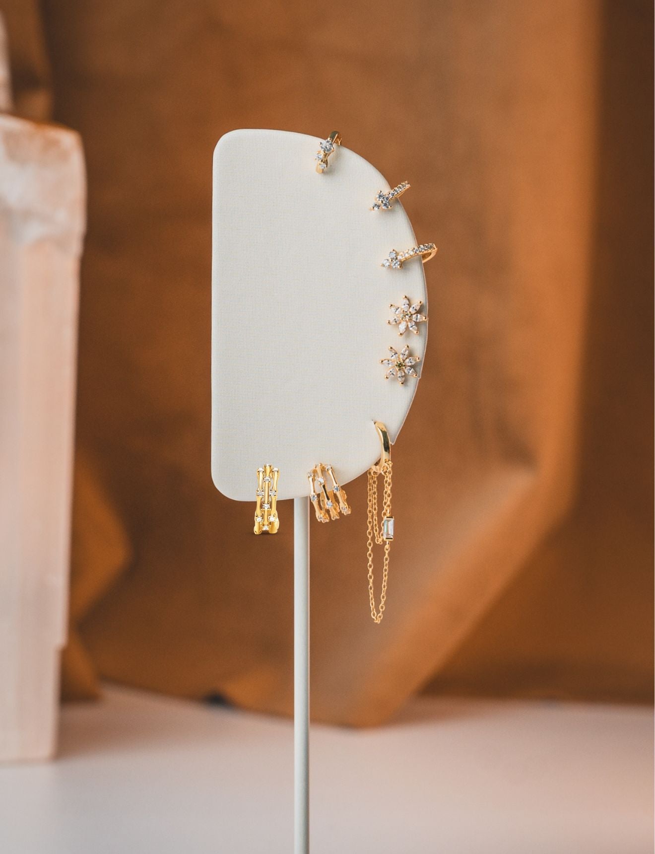 Gale Crystal Hoops