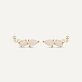 Rita Moonstone Crawler Earrings