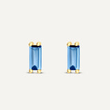 Ariella Blue Topaz December Studs