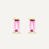 Ariella Pink Tourmaline October Studs