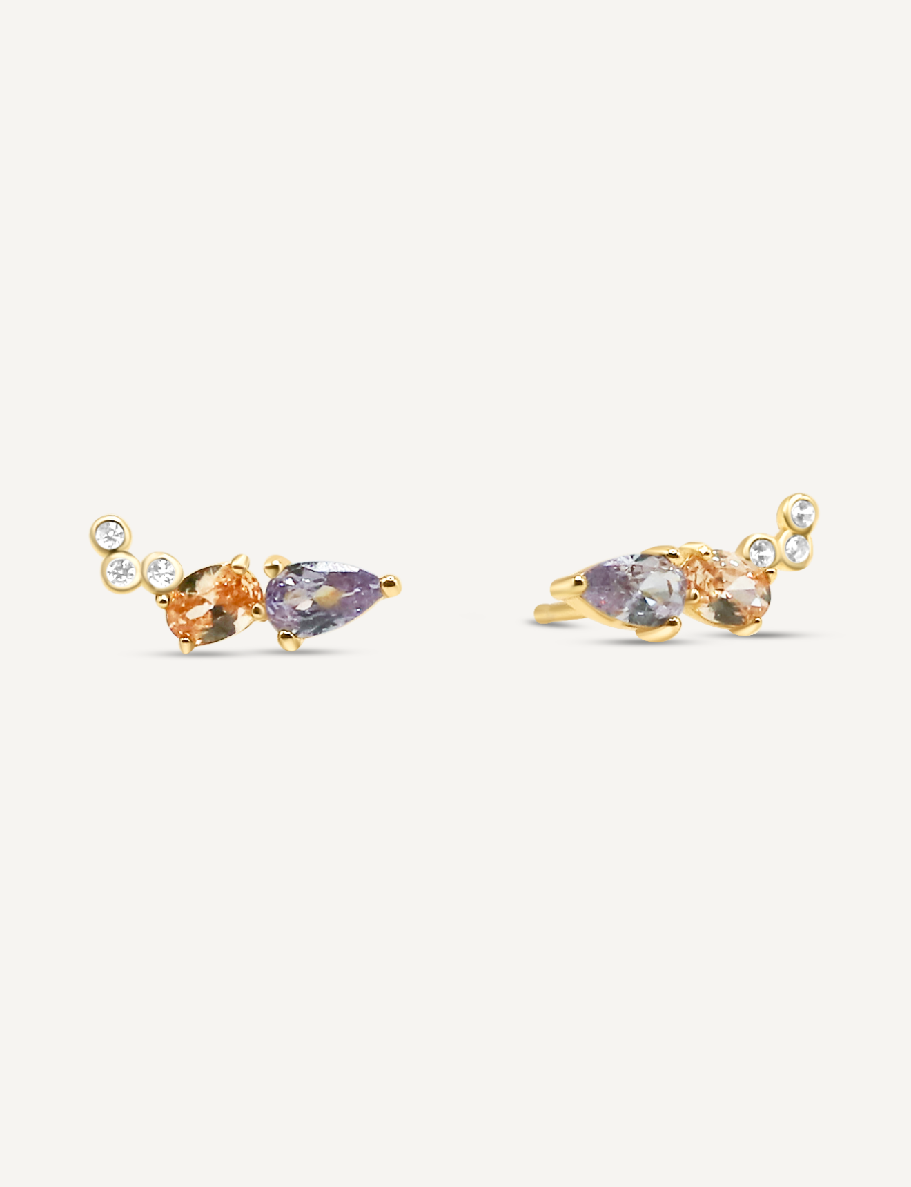 Jenny Multicolor Crawler Earrings