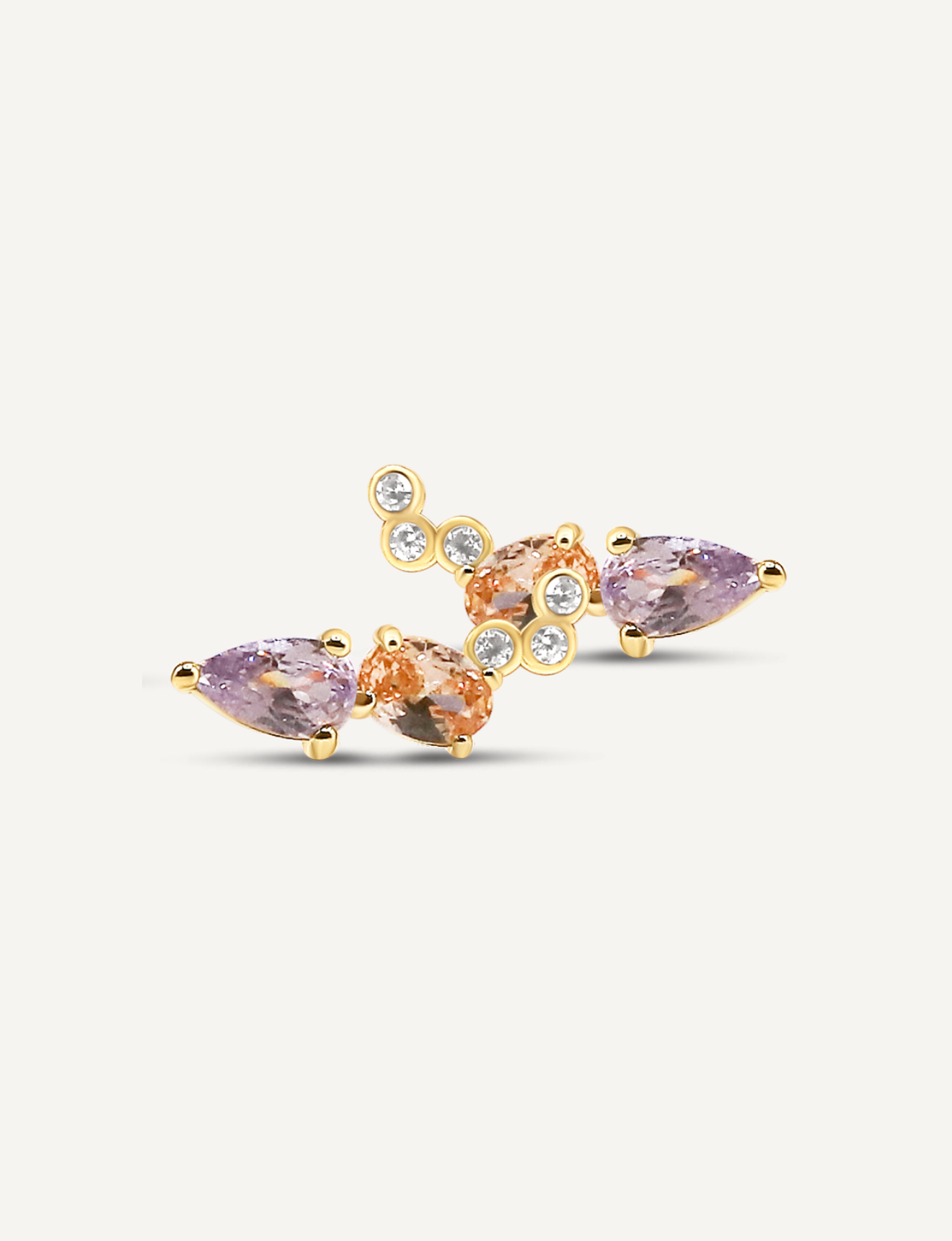 Jenny Multicolor Crawler Earrings