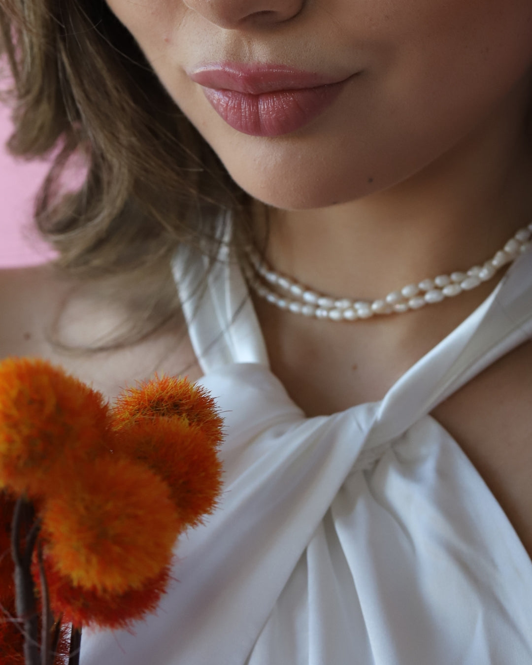 Piper Double Pearl Necklace
