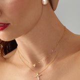 Jean Cross Pendant Necklace