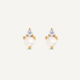 Aurora June Moonstone Studs