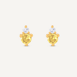 Aurora November Topaz Studs
