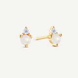 Aurora June Moonstone Studs
