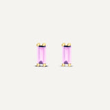 Ariella Pink Tourmaline October Studs