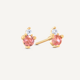Aurora October Pink Tourmaline Studs
