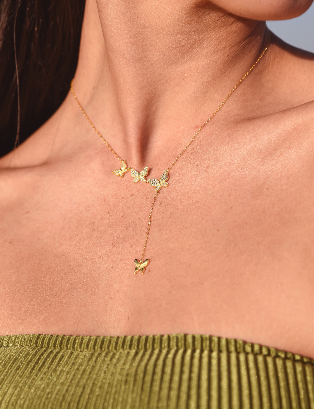 Aurelia Drop Chain Necklace