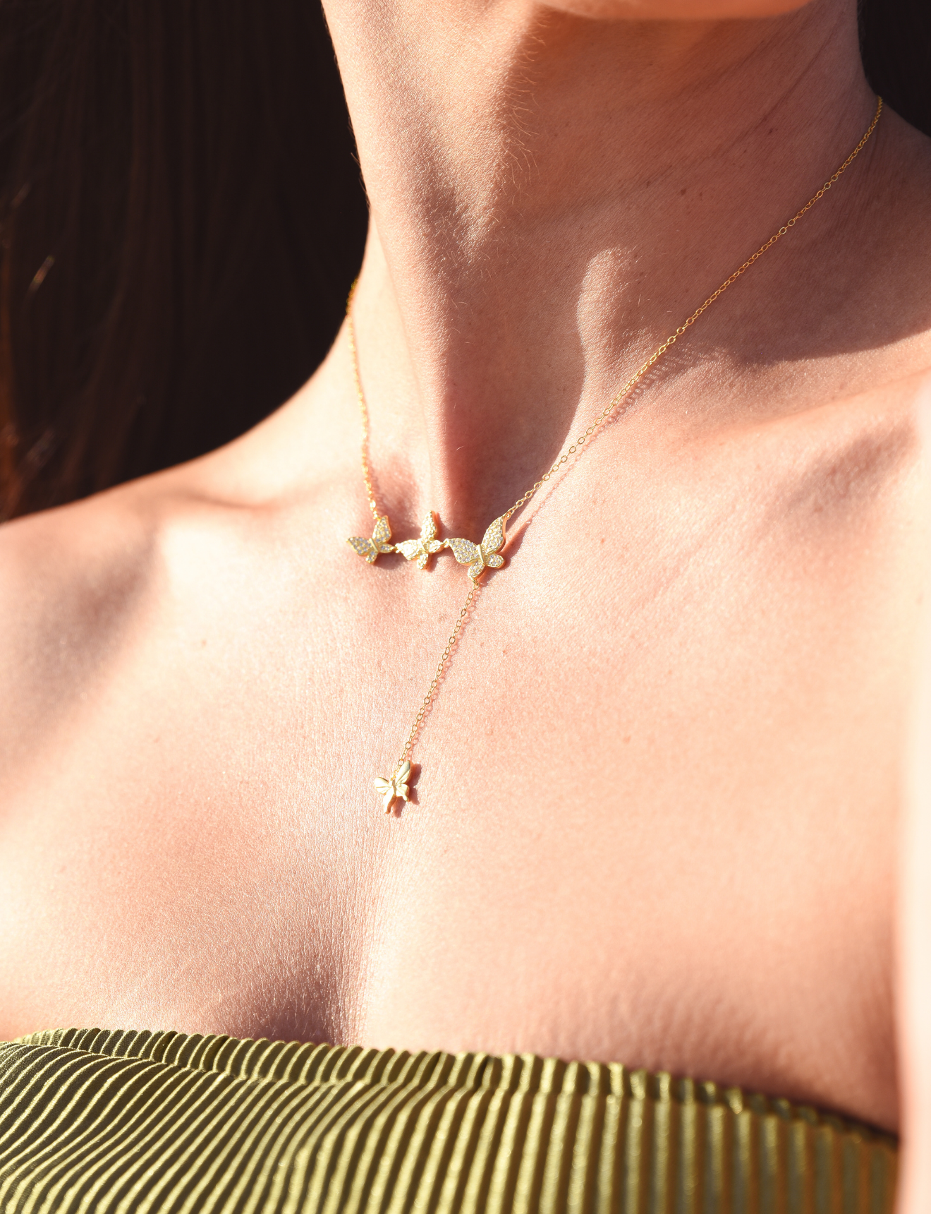 Aurelia Drop Chain Necklace