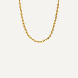 Twisted Samia Chain Necklace- Gold