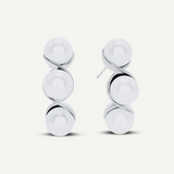 Lady Burd Pearl Earrings- Silver