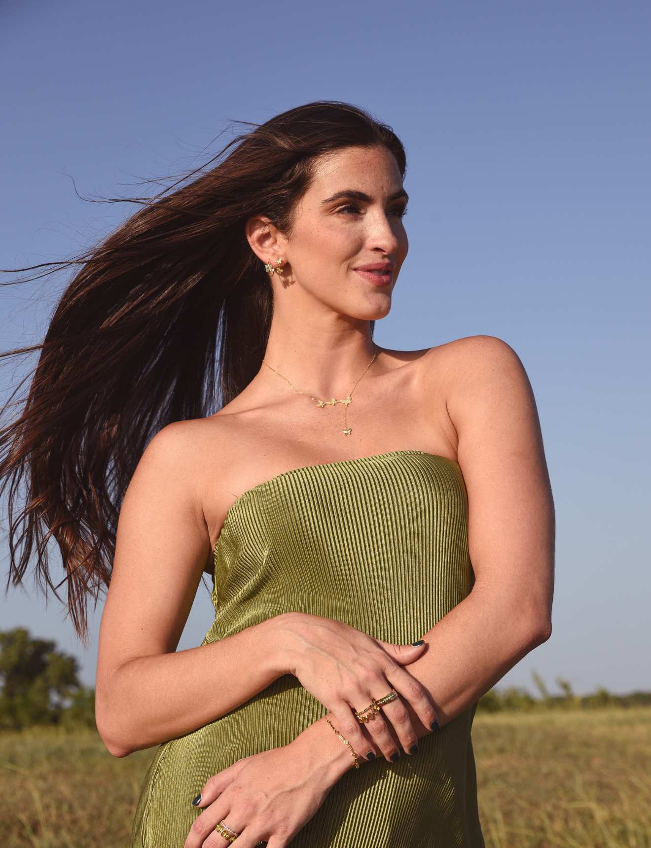 Aurelia Drop Chain Necklace