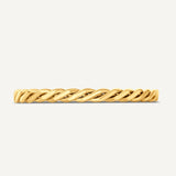 Twisted Brilliance Cuff Bracelet- Gold