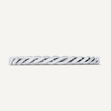 Twisted Brilliance Cuff Bracelet- Silver