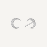 Callie Moon Studs- Silver