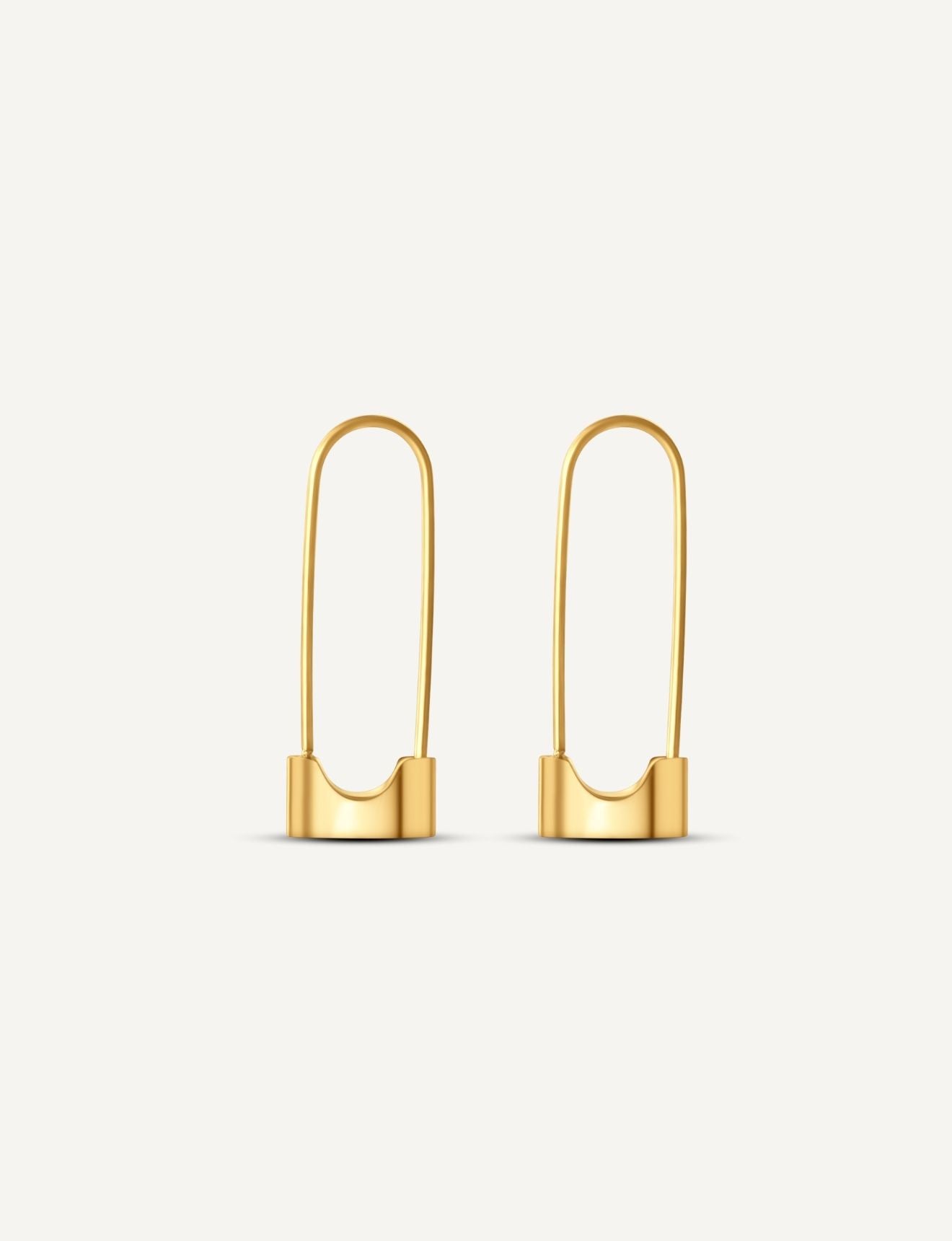 Rebel Safety Pin Earrings