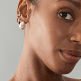 Pavé Huggie Hoops