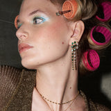 Natalie Three Crystal Earrings