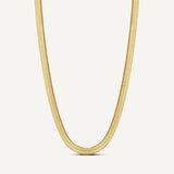 Fallon Flat Chain Necklace- Gold