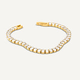 Blazing Crystal Tennis Bracelet