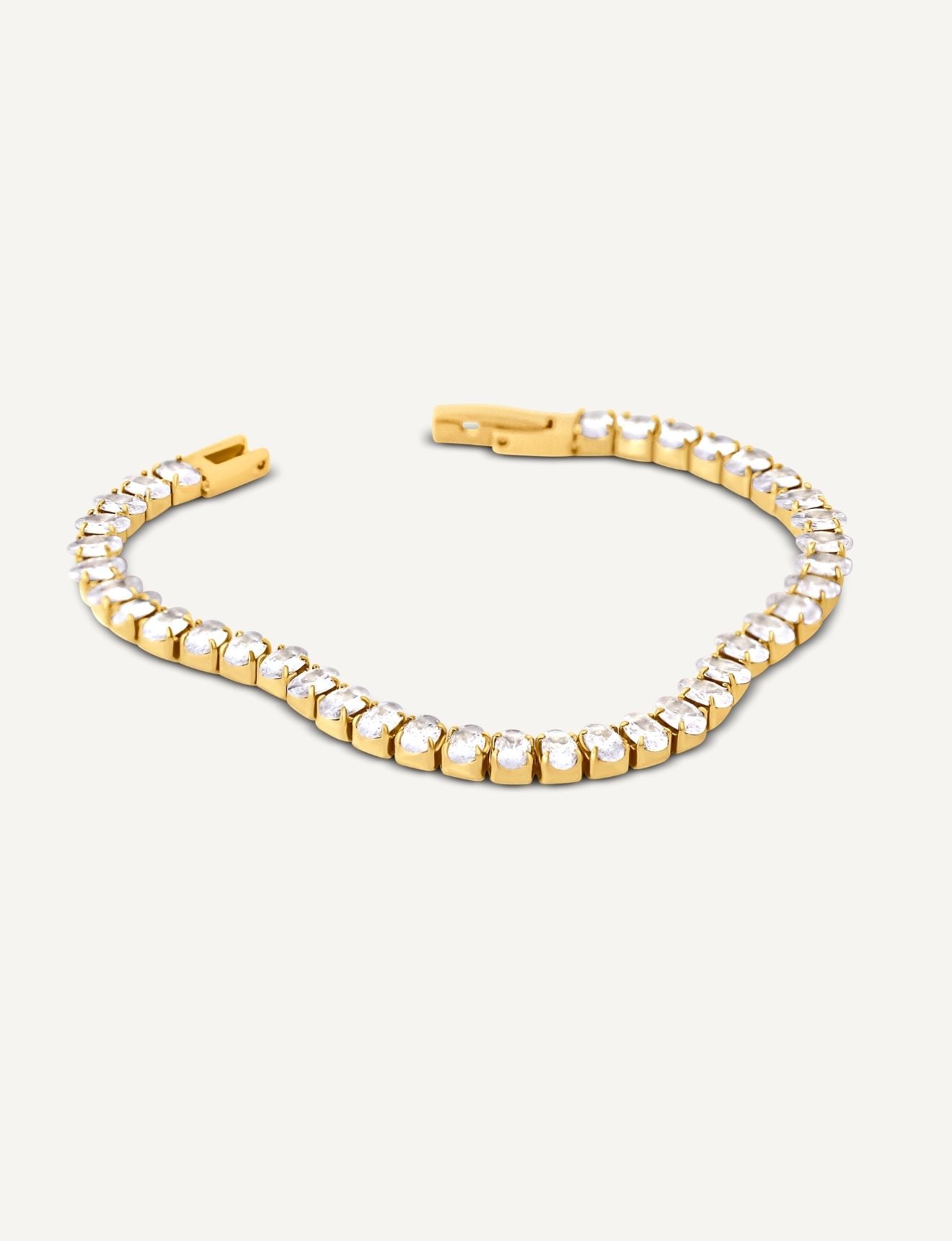 Blazing Crystal Tennis Bracelet