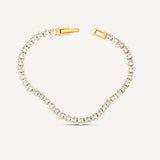 Blazing Crystal Tennis Bracelet